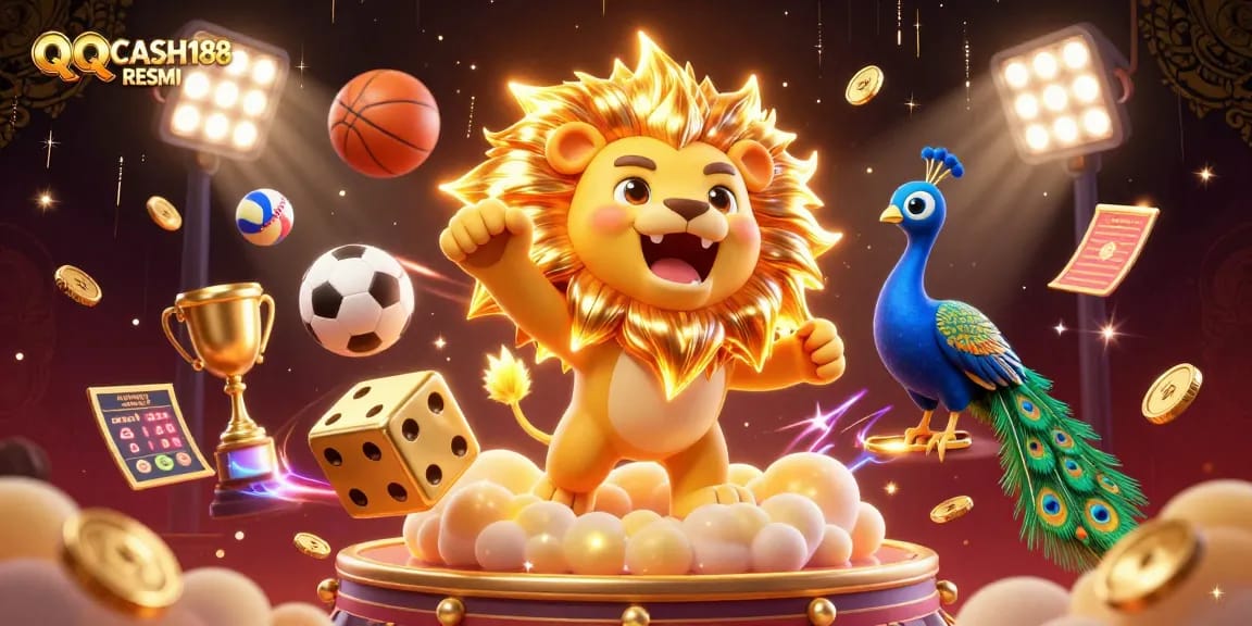 Engage with QQCASH188 RESMI and experience exciting sports-themed gaming elements.