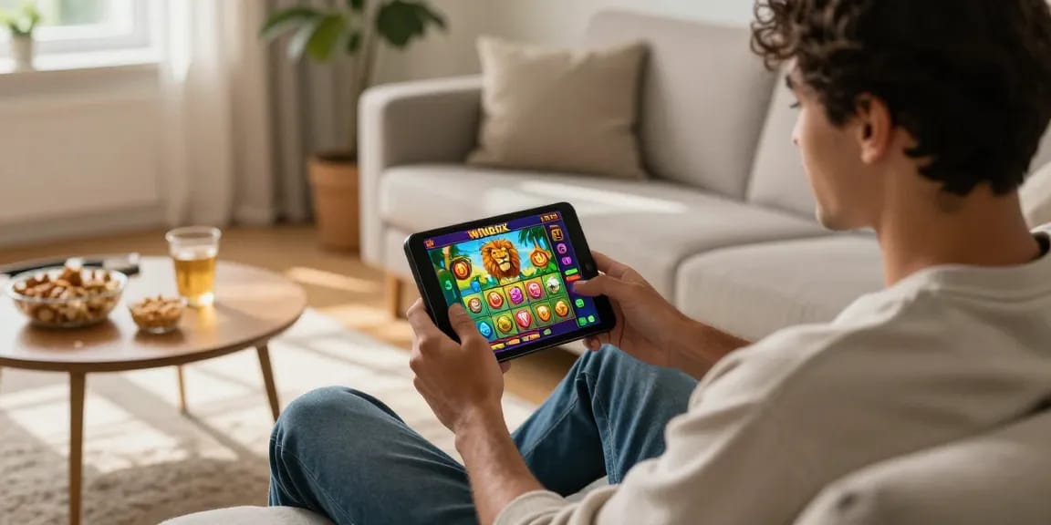 Join the fun with Lion King Winbox slot game on mobile, featuring vibrant jungle graphics and easy gameplay.
