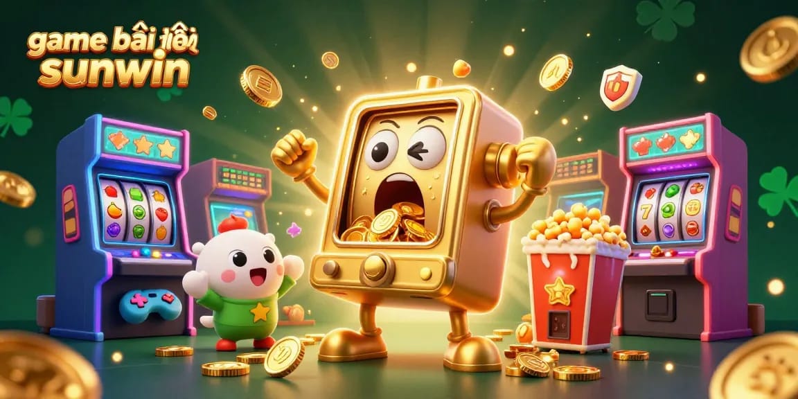 Experience the thrill of game bài đổi thưởng sunwin with golden slot machines and arcade excitement.