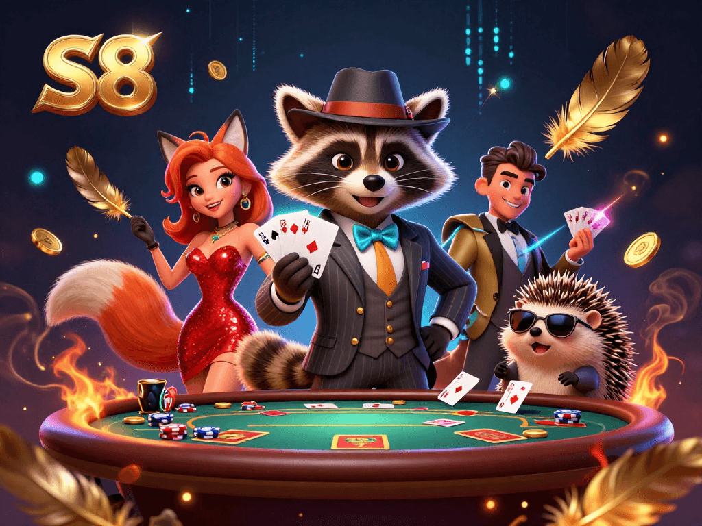 Experience the excitement of S8’s dynamic gaming scene with our engaging characters and stunning visuals.