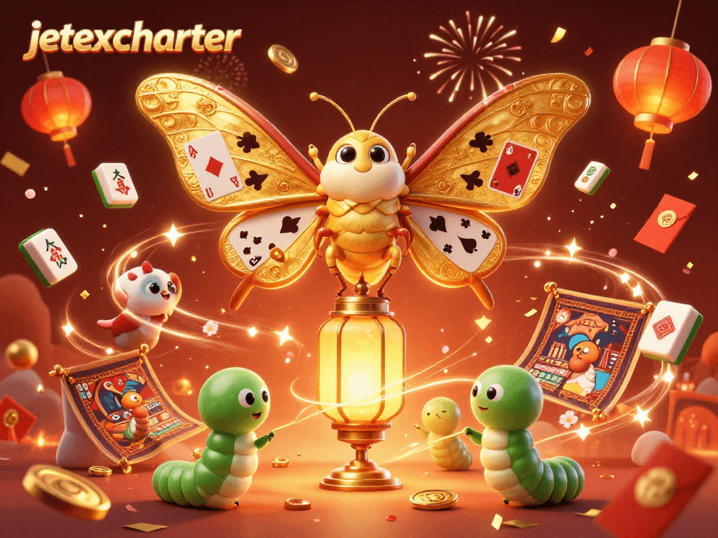 Engage in thrilling gameplay at jetexcharter with a vibrant 3D casino illustration.