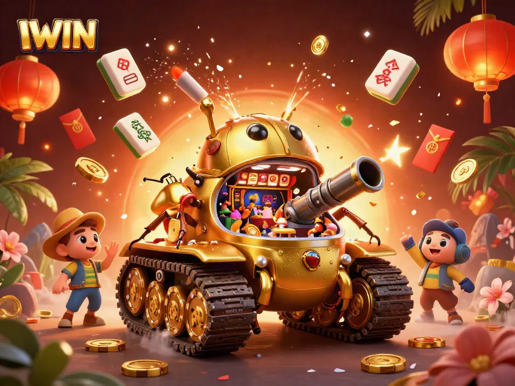 IWIN's exciting golden beetle tank casino introducing thrilling gameplay and rich casino elements