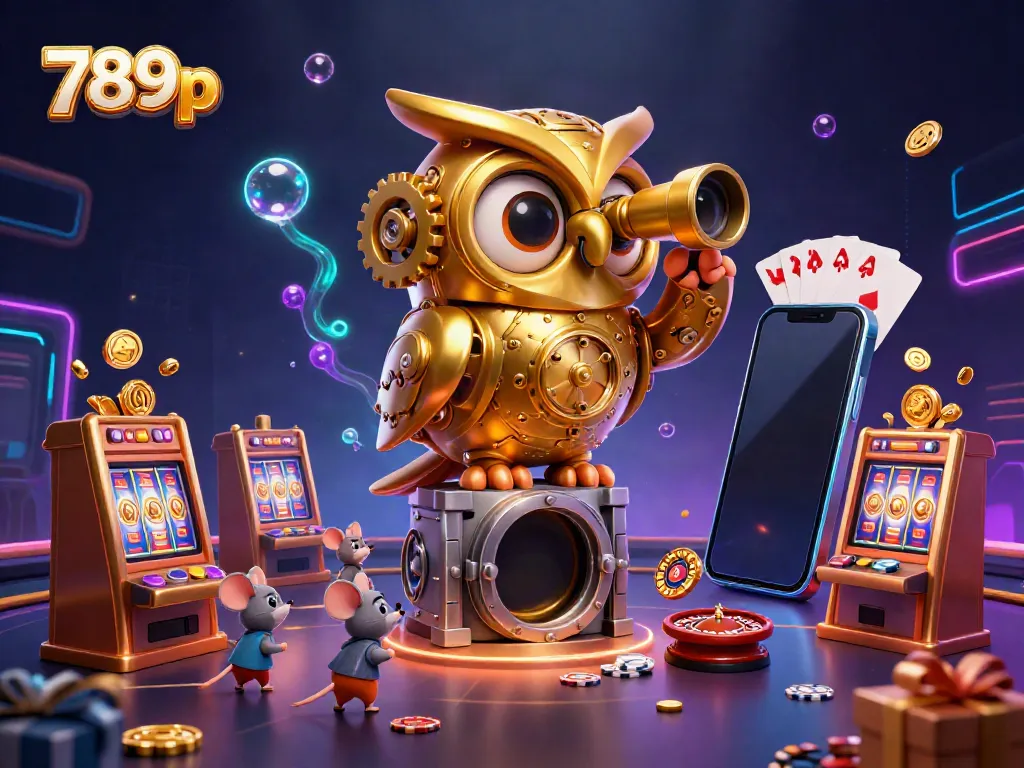 Experience thrilling gaming adventures at 789p with a lively casino atmosphere, featuring vibrant characters and slot games.