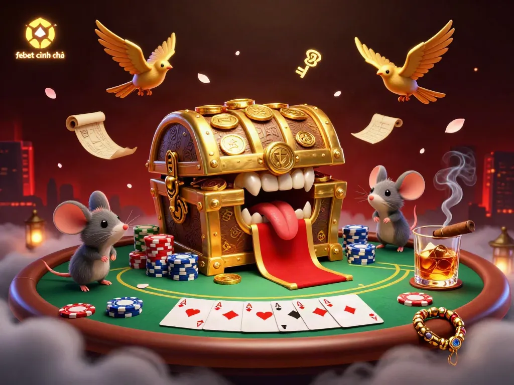 Experience thrilling wins at febet chính chủ with a vibrant casino scene showcasing captivating gaming elements.
