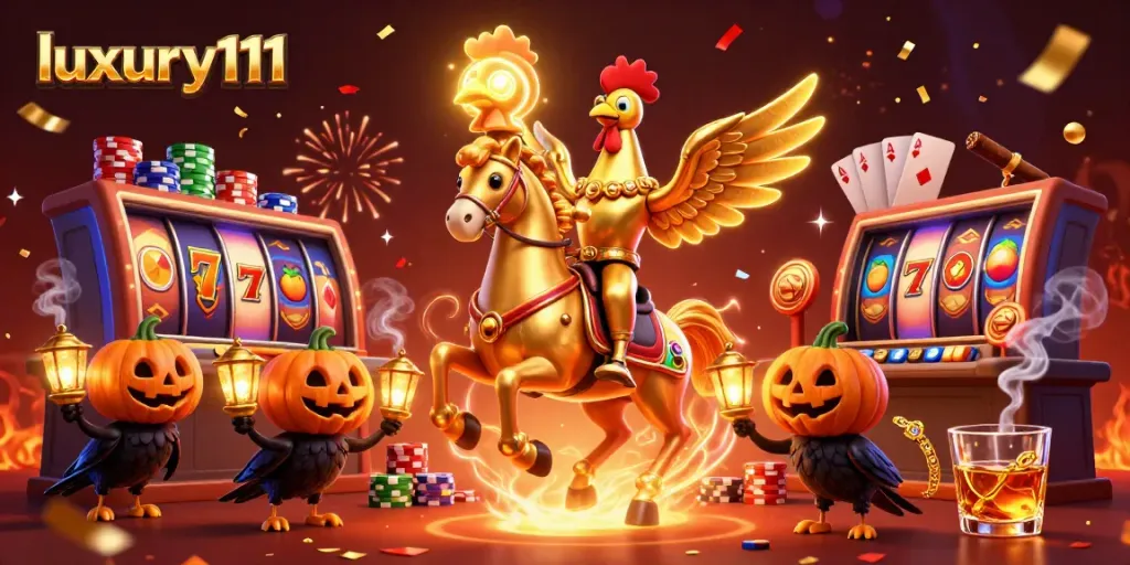 Experience thrilling journeys at luxury111 with a vibrant casino scene featuring exciting slot games.