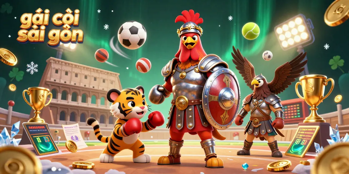 Experience dynamic action with gái gọi sài gòn, featuring an exciting 3D gladiator scene filled with sports elements.