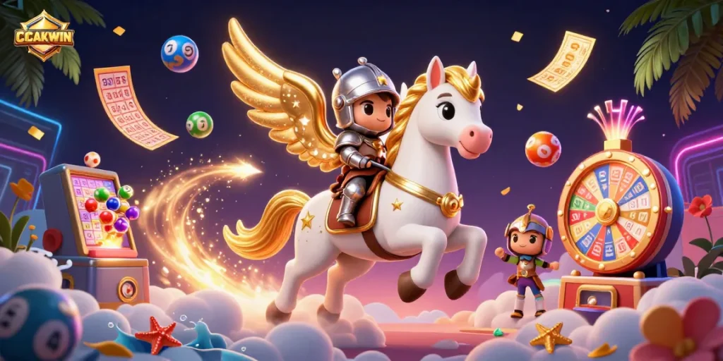 CICAKWIN gaming experience enhances fun with vibrant lottery games and animated characters.