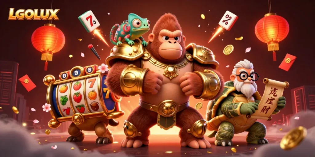 Experience exciting wins with LGOLUX slot games featuring vivid characters and dynamic action.