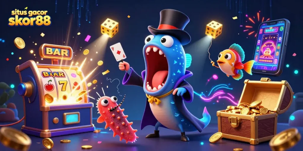 Experience excitement with situs gacor skor88's vibrant casino scene featuring dynamic gaming elements.