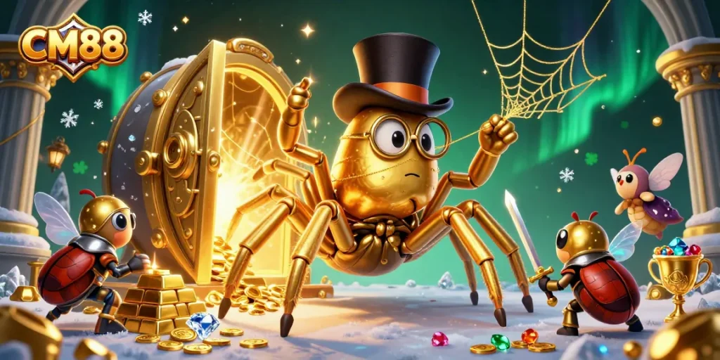 Experience thrilling gameplay in the colorful CM88 online casino scene filled with treasure and excitement.