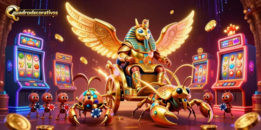 Engage in thrilling slot experiences with quadrosdecorativos and vibrant gaming elements.